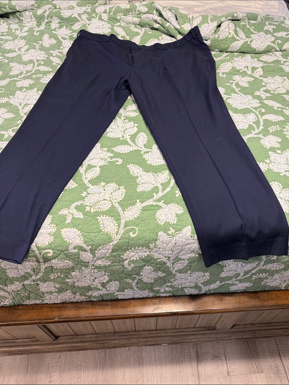 Kenneth Cole Navy Blue Dress Pants - Straight Leg
